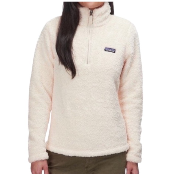 Patagonia Los Gatos Quarter Zip Cream Women’s Small - Picture 1 of 5